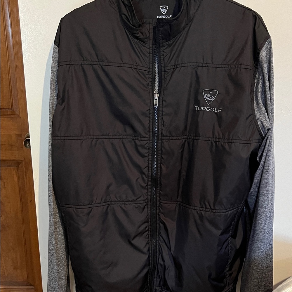 Black and Gray Performance Jacket for Men